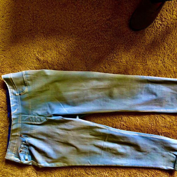 Nygard faded blue LUXE denim capris - Picture 3 of 10